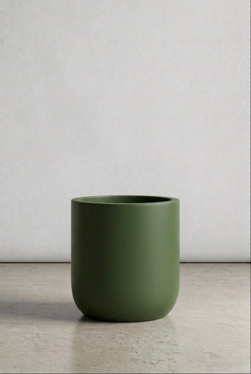 Luxurious Handcrafted Pot | 40x40 cm | Pristine White | Matte Finish