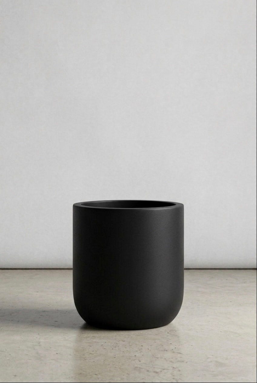 Luxurious Handcrafted Pot | 40x40 cm | Pristine White | Matte Finish